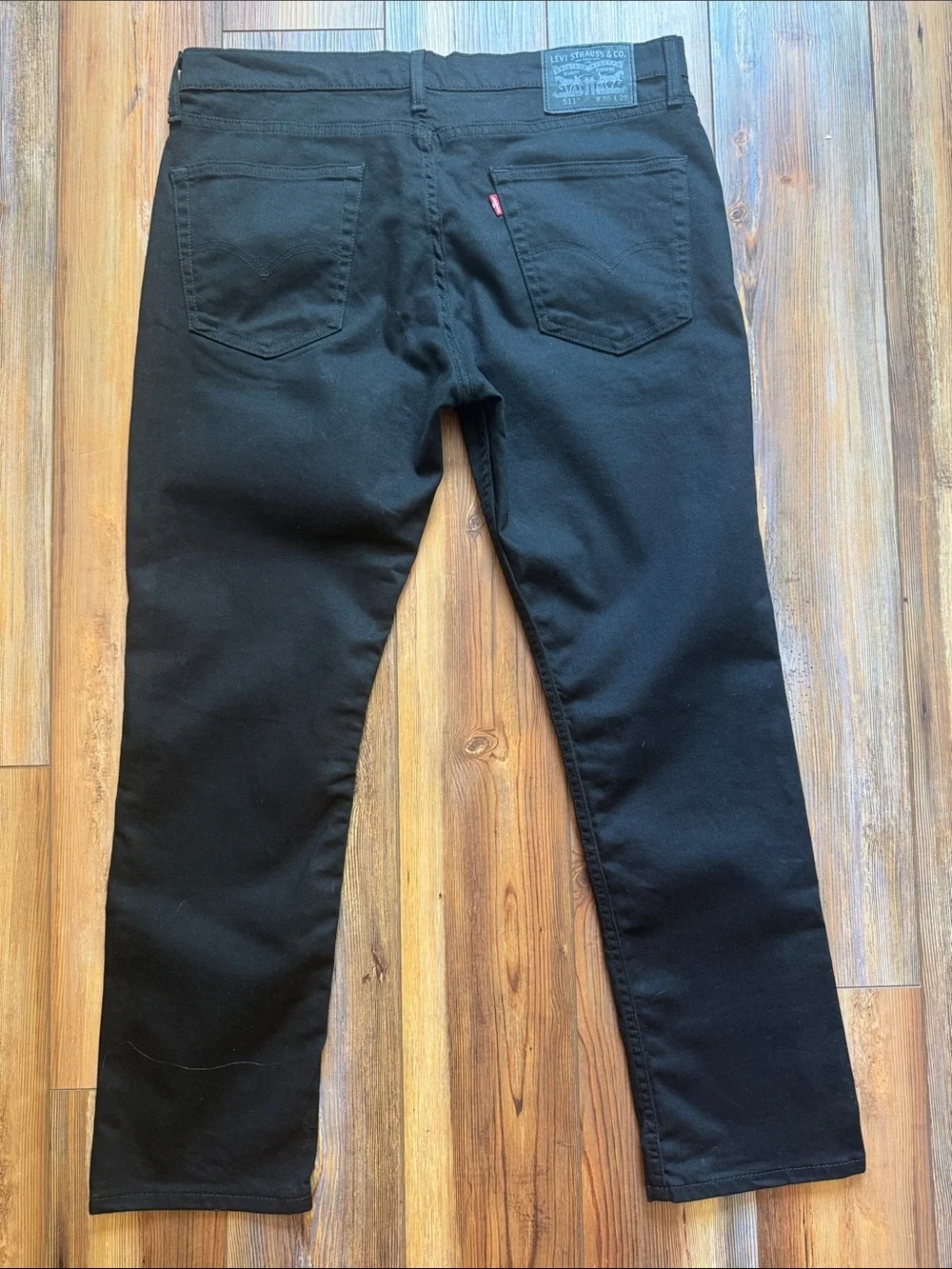 Levi’s 511 Slim Fit Jeans Men’s 36x29 Black Stretch Denim Classic